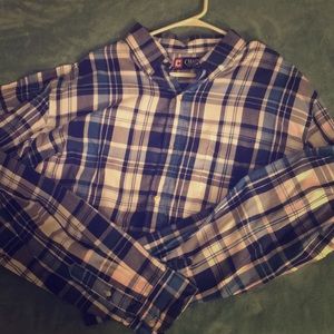 Chaps Men’s XXLT Long Sleeve button down shirt